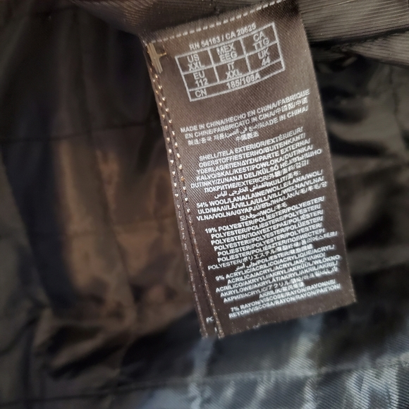 Guess Men's Military-Style Hooded Wool Blend Coat Sz. XXL